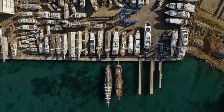 Aganlar Tersanesi Kuş Bakışı Görünüm