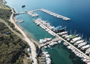 Gümbet Limanı Kuş Bakışı Görünümü