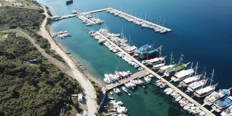 Gümbet Limanı Kuş Bakışı Görünümü