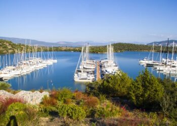 Port Iasos Marina Uzaktan Görünüm
