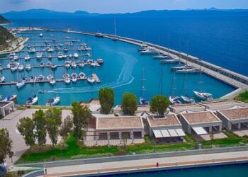 Ören Marina Kuş Bakışı Görünüm