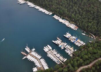 Club Marina Göcek Kuş Bakışı Görünüm