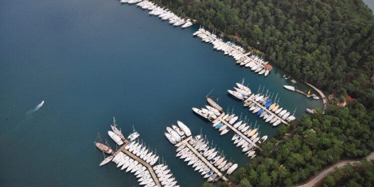 Club Marina Göcek Kuş Bakışı Görünüm