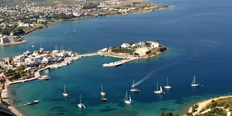 Datça Liman Kuş Bakışı Görünüm