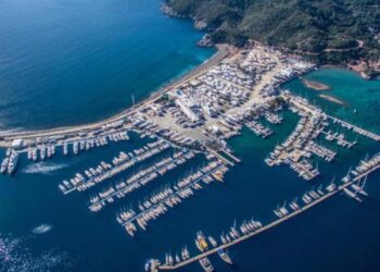 Marmaris Yat Marina Kuş Bakışı Görünüm