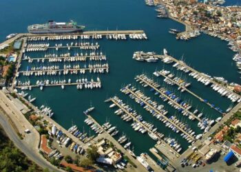 Netsel Marmaris Marina Kuş Bakışı