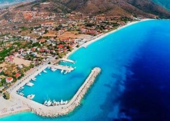 Palamutbükü Liman Kuş Bakışı