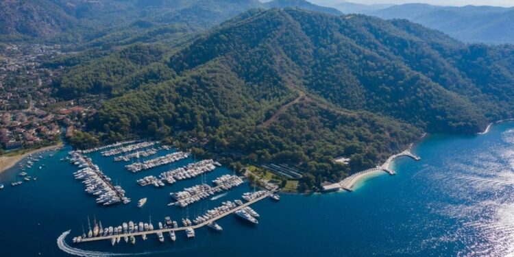 D-Marin Göcek Kuş Bakışı Görünüm